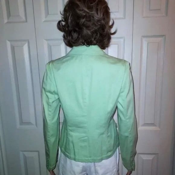 INC International Concepts Mint Green Single Breasted Blazer Size S NWOT - Picture 3 of 4